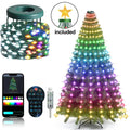 Colour LED Tree Lights with Star — App and Remote Control